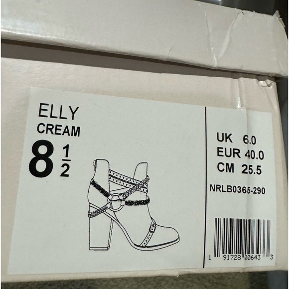 New Not Rated Elly Cream Booties Size 8.5 - Picture 4 of 4